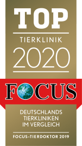 Siegel des FOCUS Top Tierklinik 2020